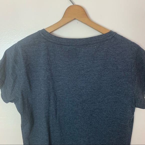 Ohio State Women's Gray V-neck Short Sleeve T-shirt Sports Football - Picture 7 of 7